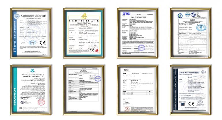 International compliance certificate