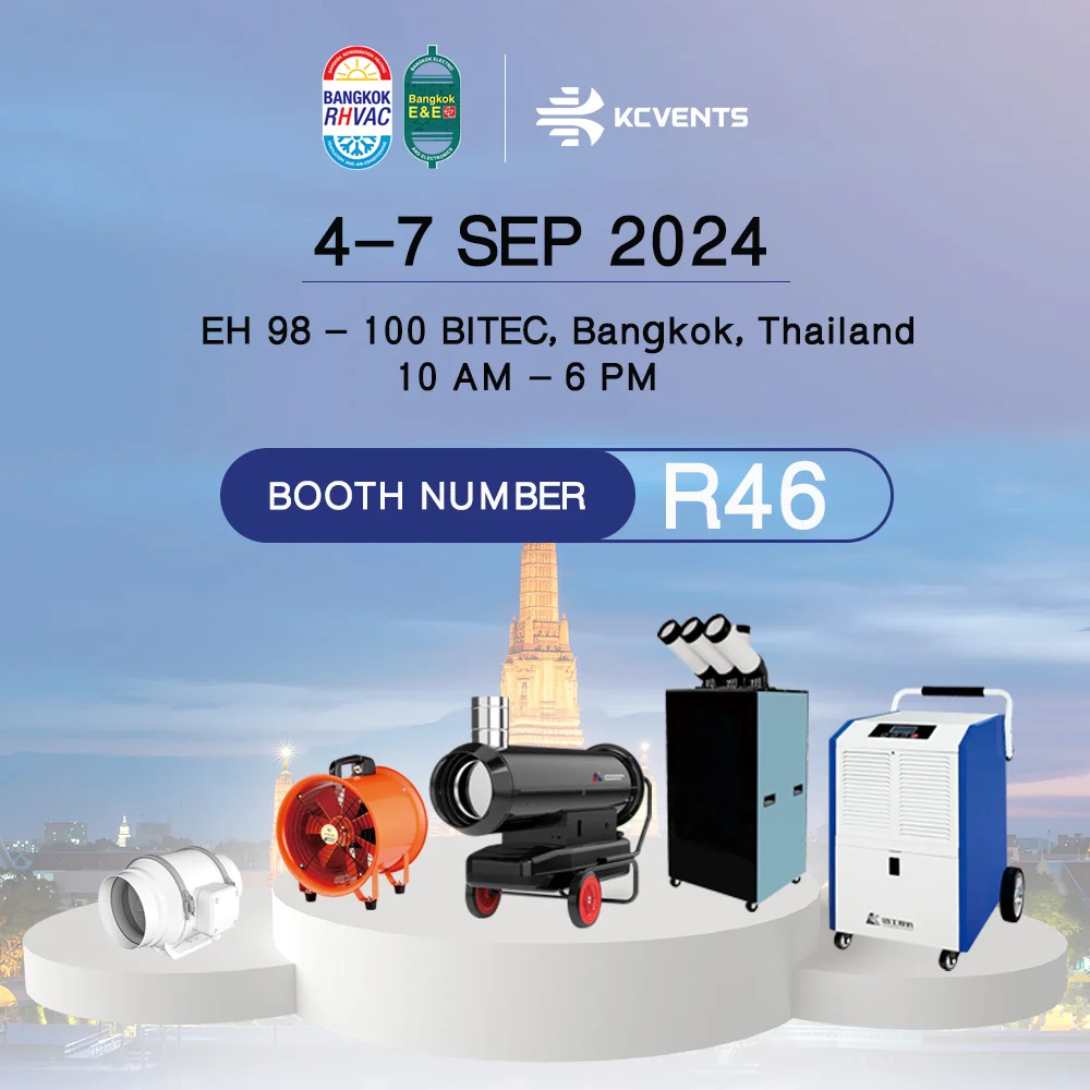 KCVENTS booth at RHVAC Thailand 2024 Bangkok