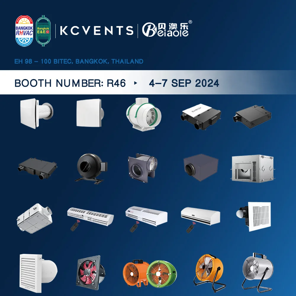 KCVENTS products display RHVAC Thailand 2024