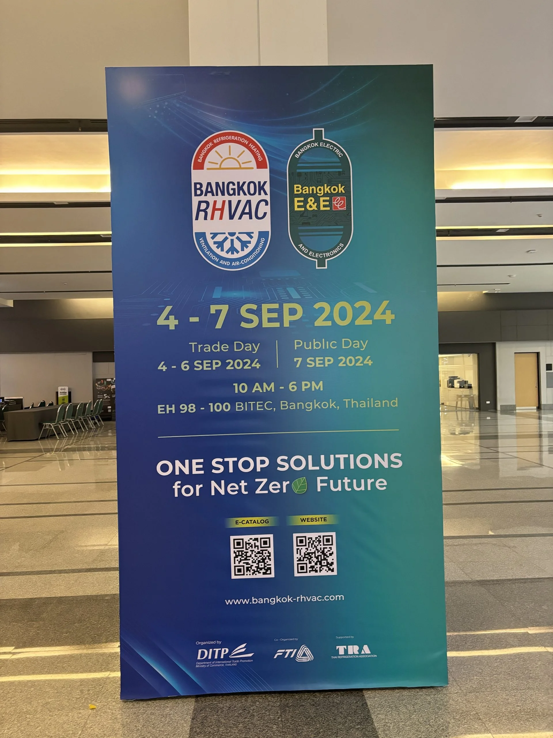 KCVENTS ventilation products on display at Thailand RHVAC 2024