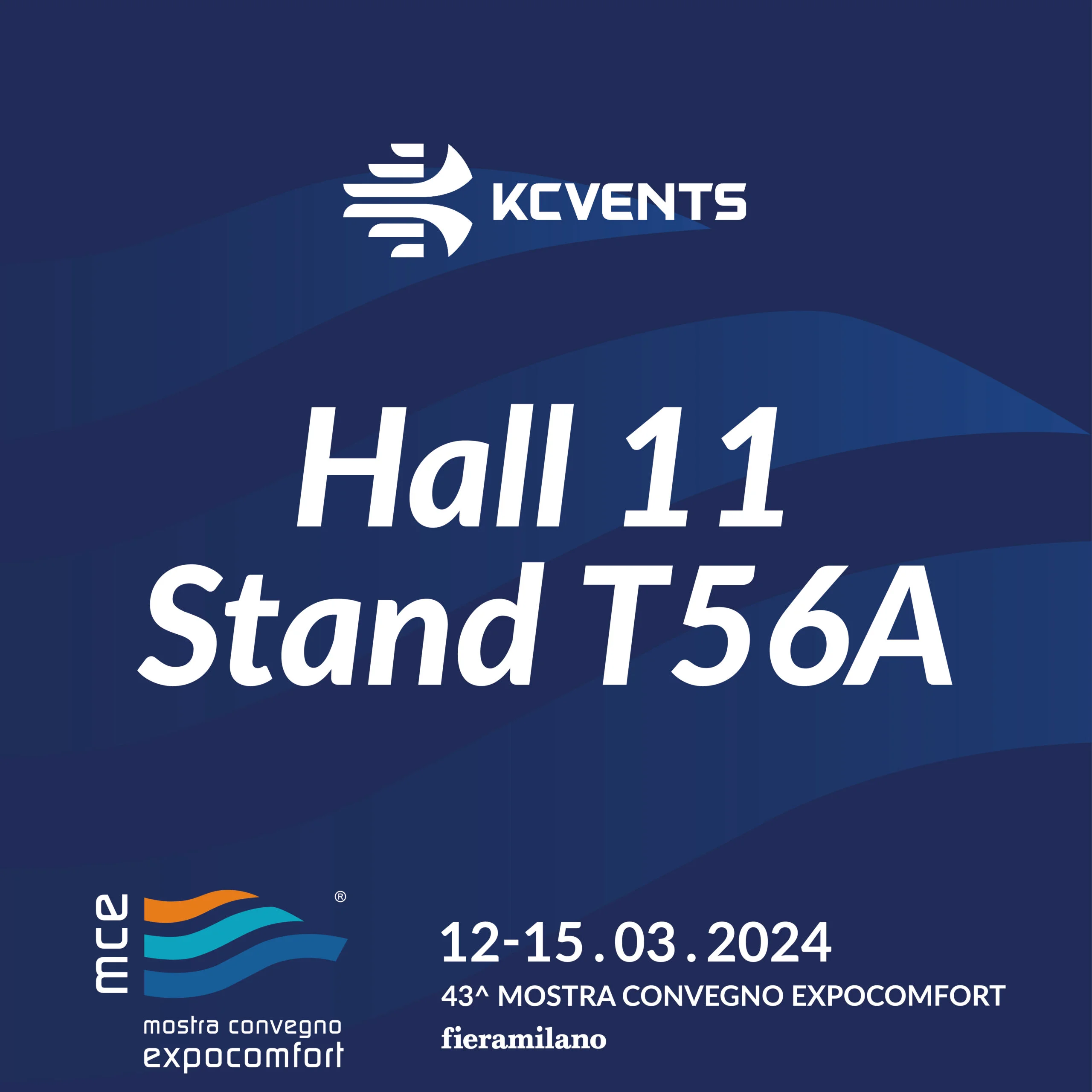 KCVENTS booth Hall 11 T56A at MCE 2024