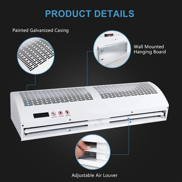 Heating Air Curtain product detail display
