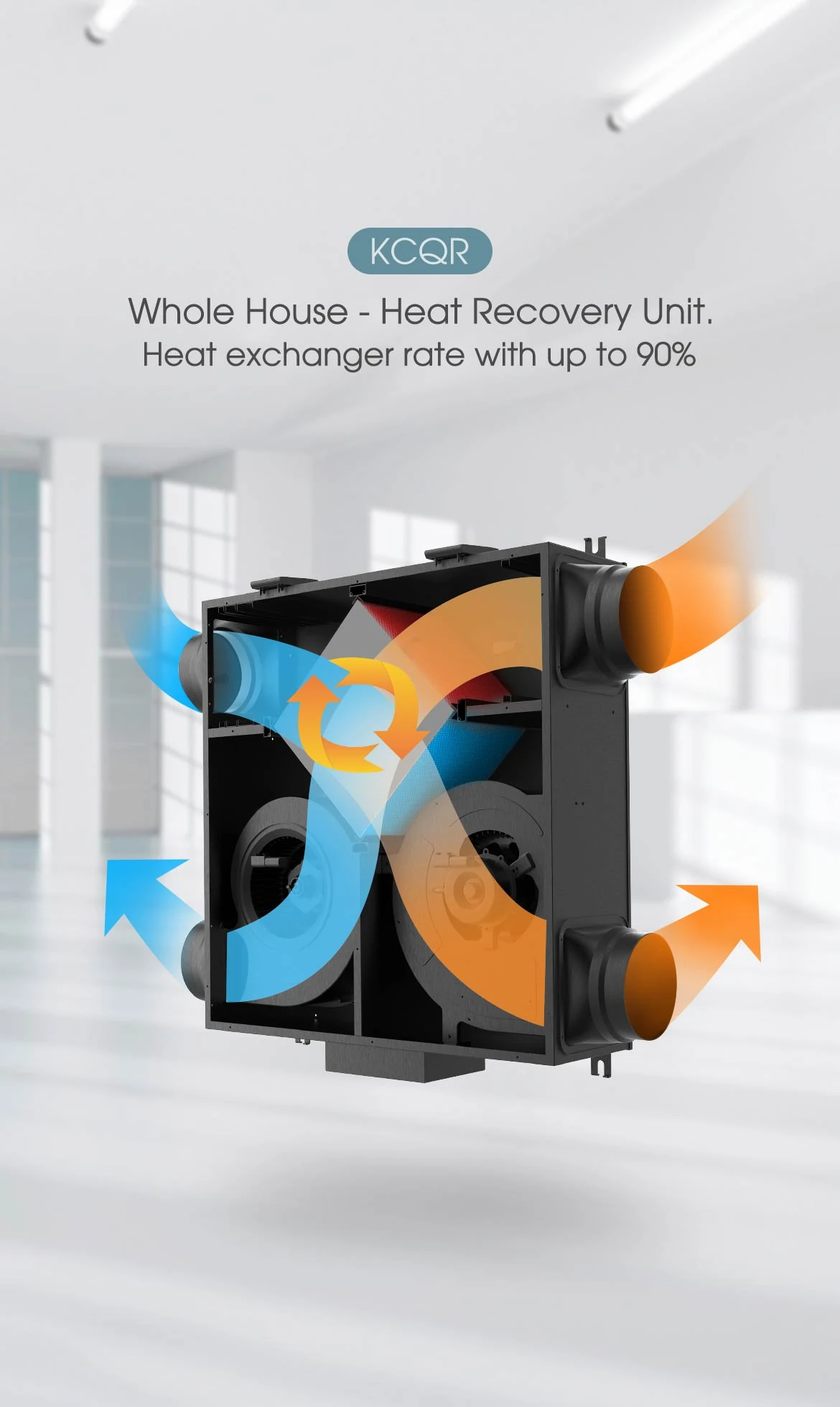 Whole-House Heat Recovery Unit